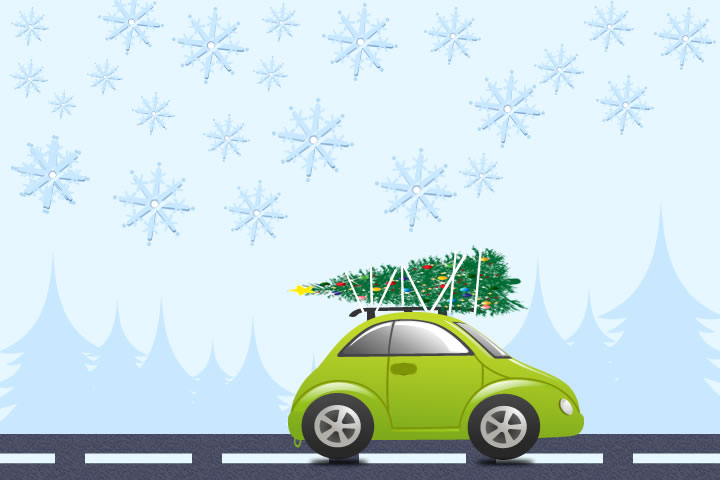 transport your Christmas tree